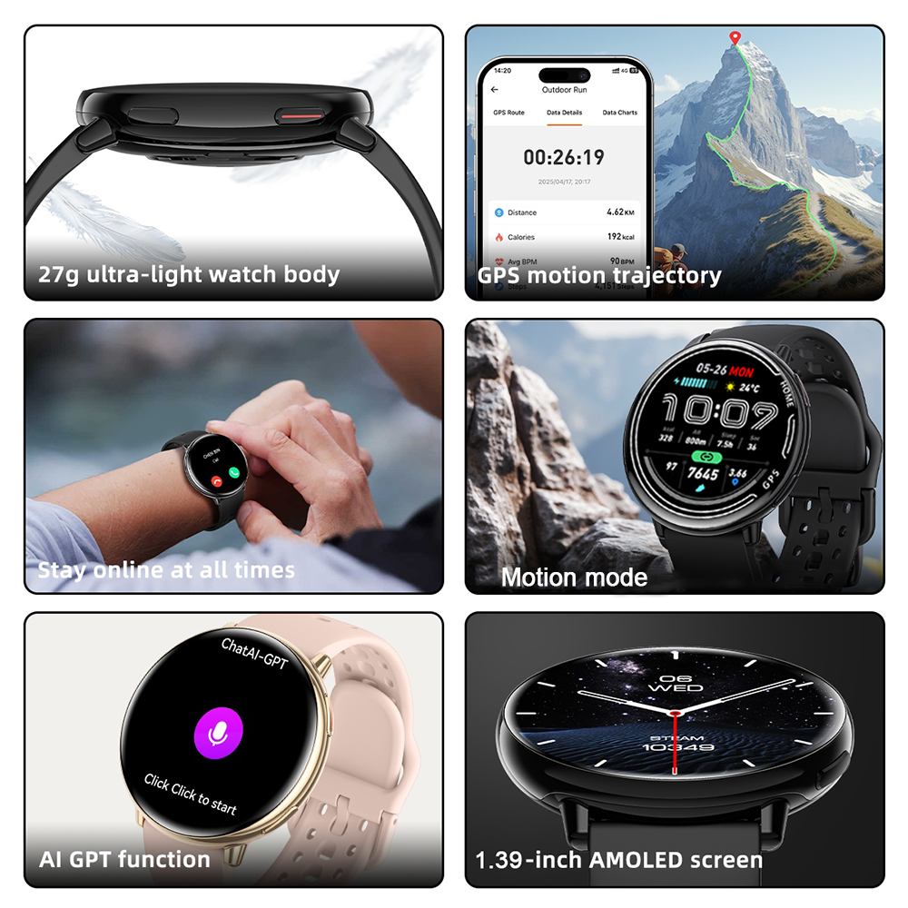New Hot GPS Smartwatch 1.43 AM - Smartwatch Watches Gift For Men ulasan dan harga