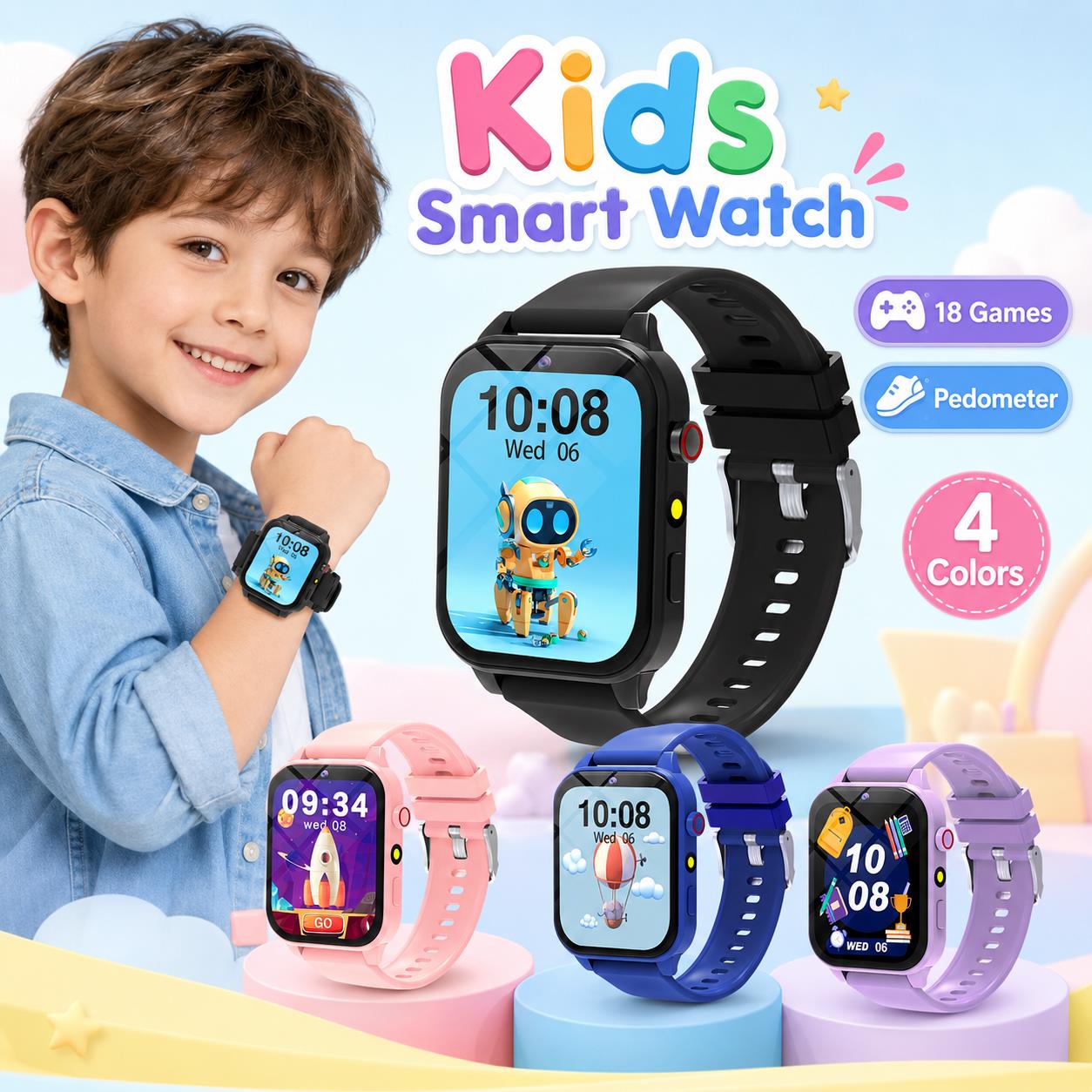 Smart Watch Games for Kids 18  - Smartwatch Digital Watches For Girls ulasan dan harga