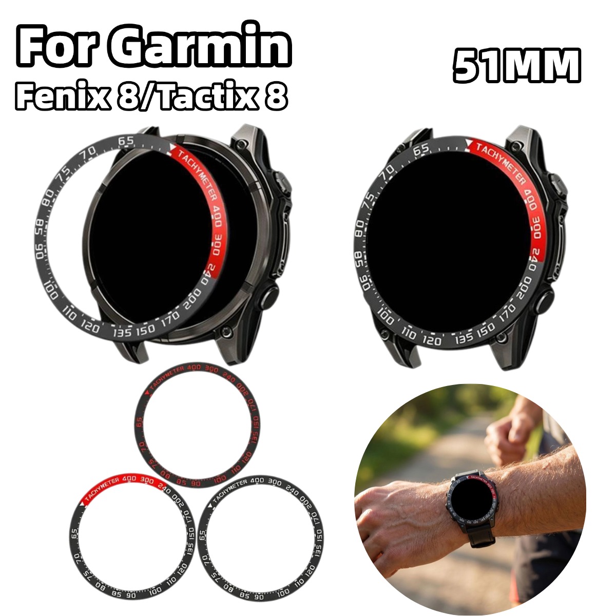 51mm Tachymeter Watch Bezel fo - Watch Bezel Insert ulasan dan harga