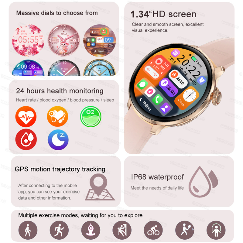 2026 New Lady Fashion Smart Wa - Watches Ladies Smartwatch ulasan dan harga