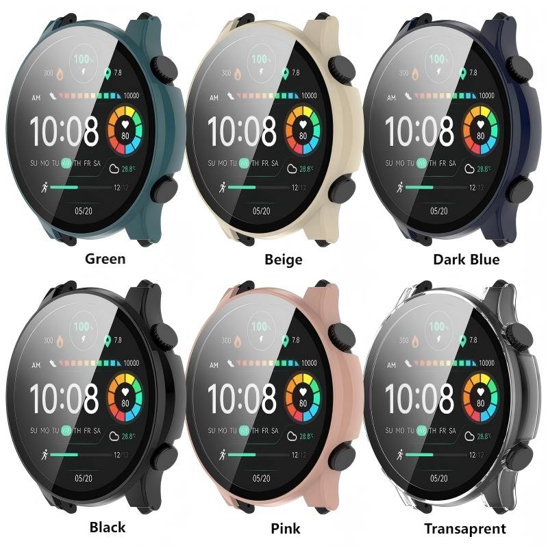 PC+Tempered Glass Case for Hay - Solar Powered Watch ulasan dan harga