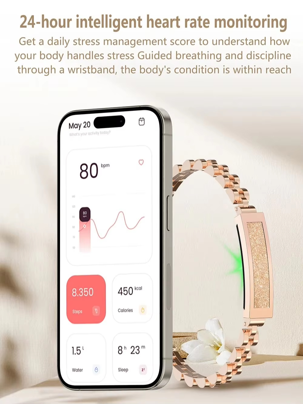 Fashion Couple Chain Smart Bra - Couple Watches Smartwatch ulasan dan harga