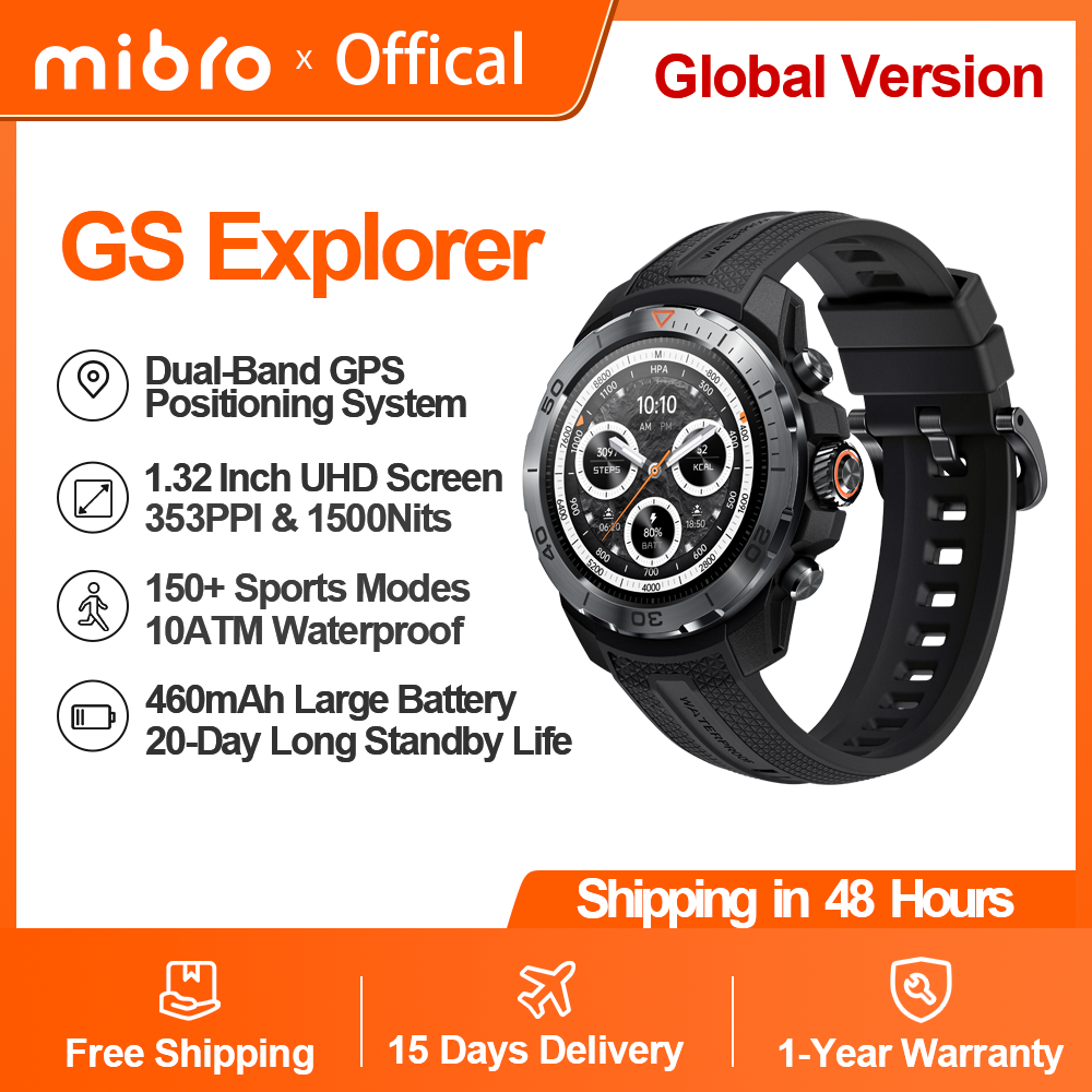 Mibro GS Explorer Smartwatch R - Altimeter Compass Watch ulasan dan harga