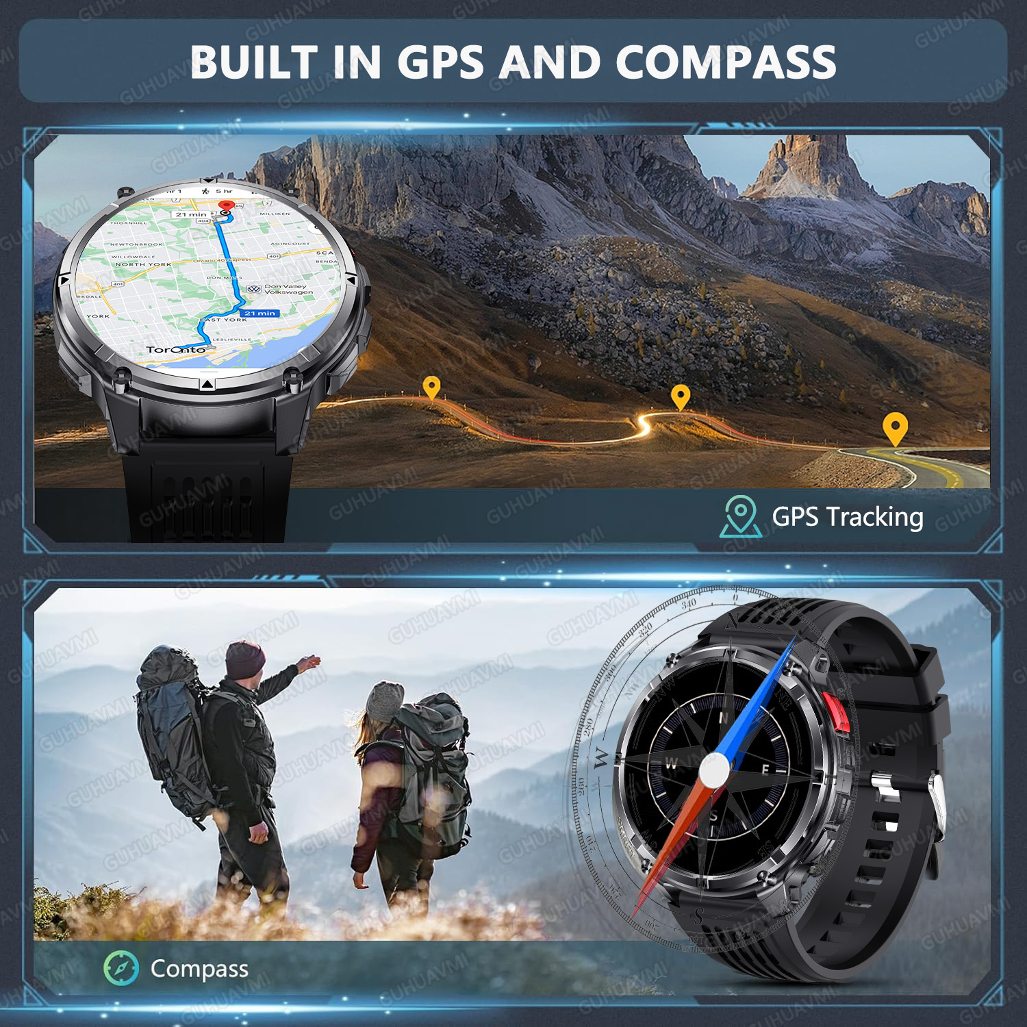 2026 New T-Rex3 Ultra 1100Mah  - Smartwatch Watches For Men With Gps ulasan dan harga