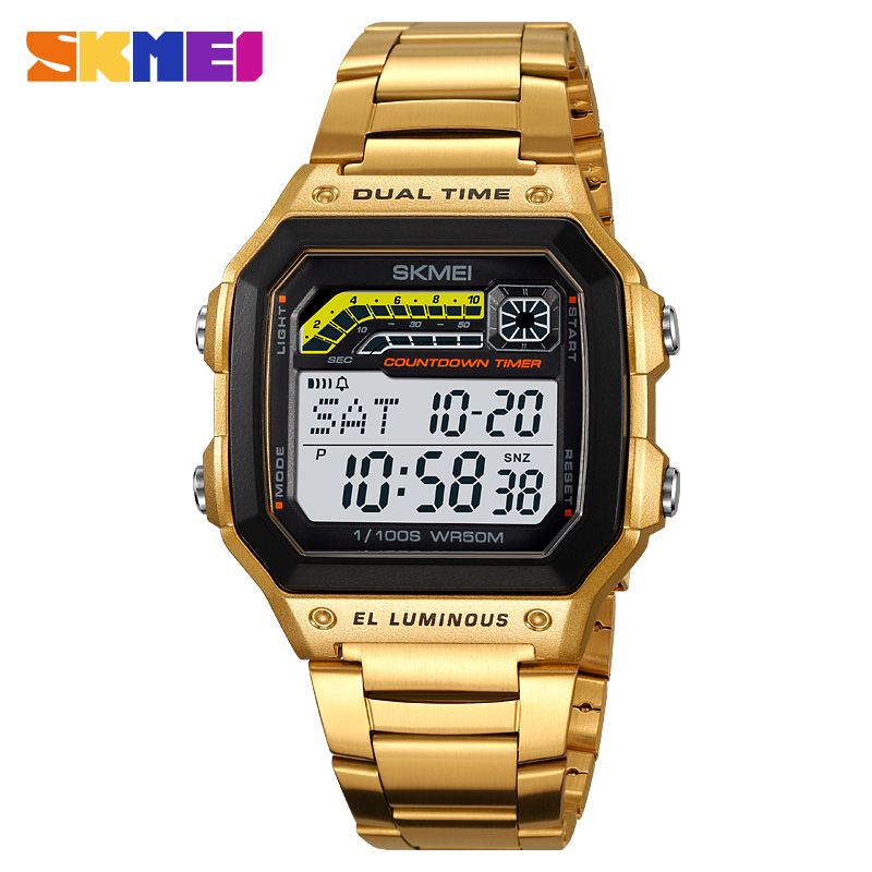 SKMEI 2307 Luxury Waterproof D - Solar Powered Watch ulasan dan harga