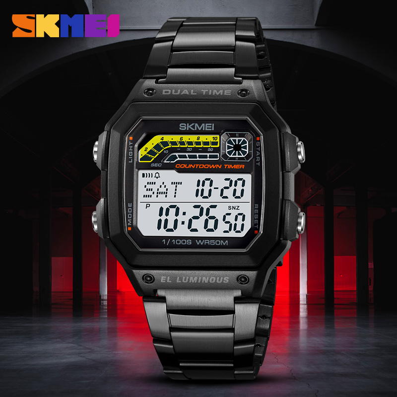 SKMEI 2307 Luxury Waterproof D - Solar Powered Watch ulasan dan harga