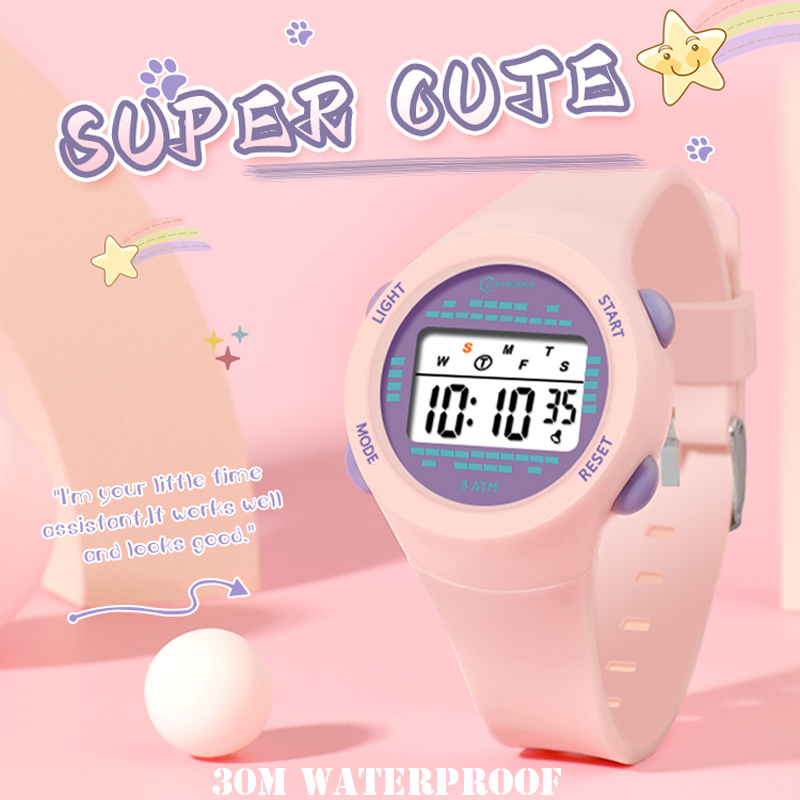 Children's Electronic Watch Gi - Smartwatch Digital Watches For Girls ulasan dan harga
