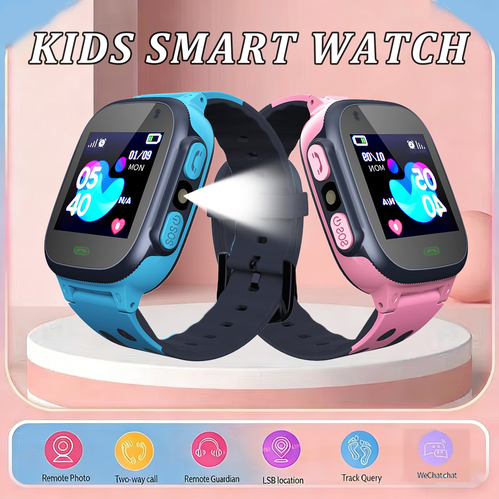 Children Smart Watch 2G Postio - Smartwatch Watches Birthday Gift For Boys ulasan dan harga