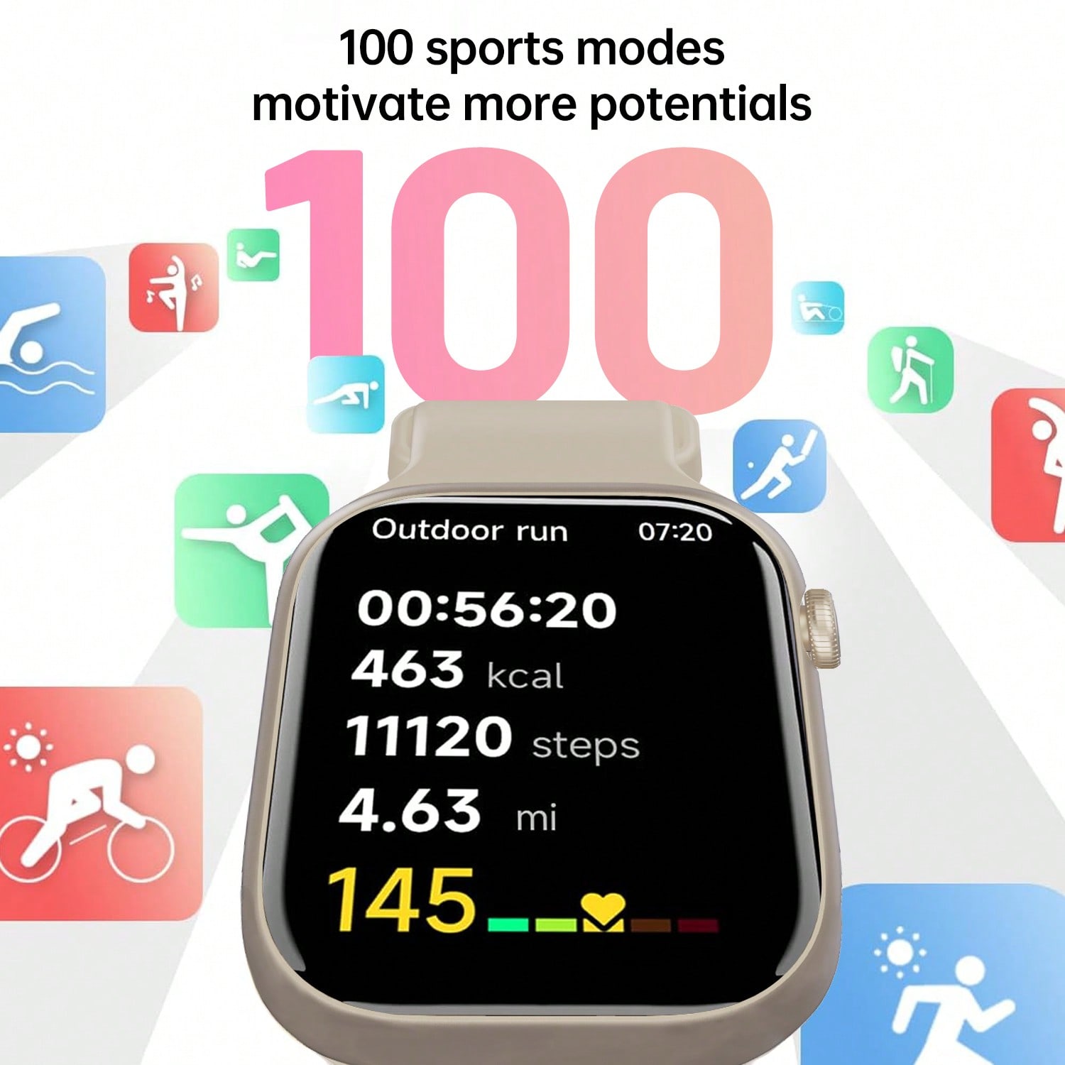 2.01 Inch Touch Screen Smart W - Smartwatch Sports Watches For Women ulasan dan harga