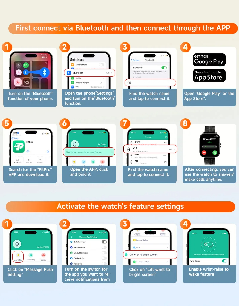 Smart Watch For Android IOS Wa - Smartwatch Watches Gift For Men ulasan dan harga