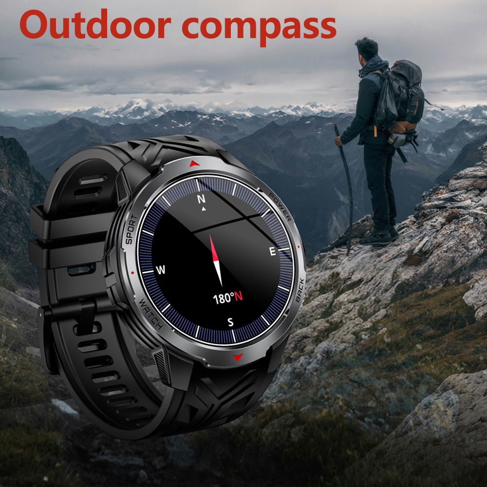 2025 NewMilitary Grade 1000mAh - Altimeter Compass Watch ulasan dan harga