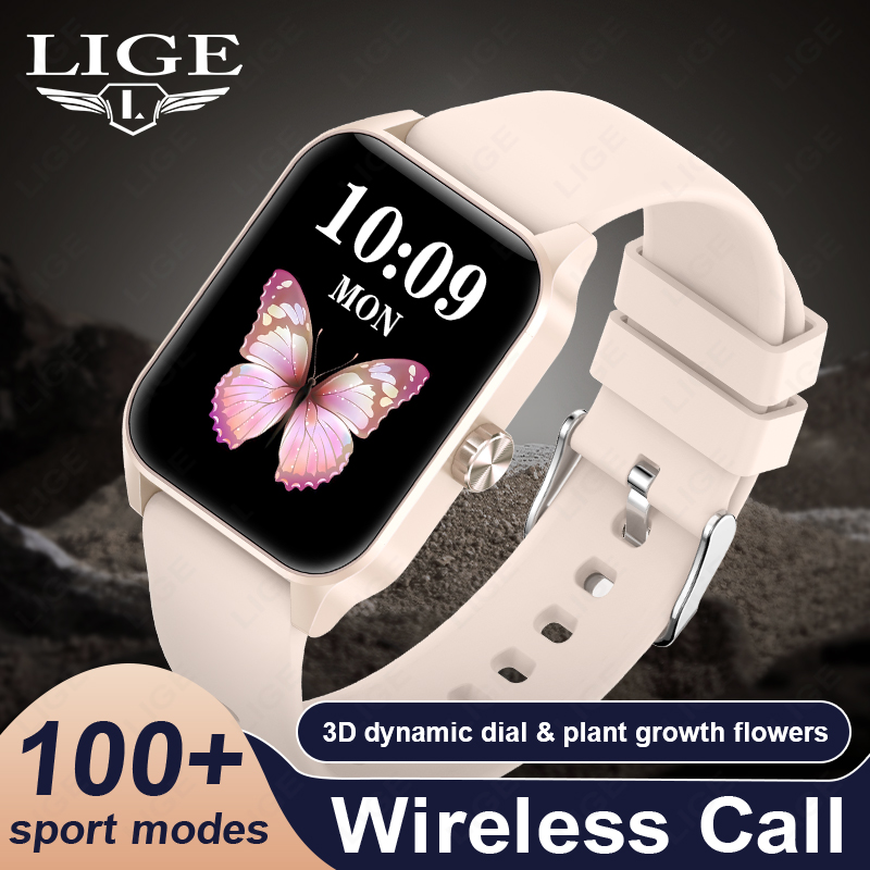 LIGE Fashion Smart Watch Women - Smartwatch Watches For Sale ulasan dan harga
