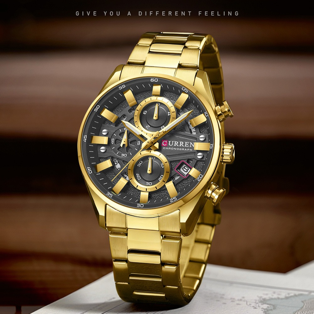 CURREN 8495 New Men's Business - Smartwatch Watches Gift For Men ulasan dan harga