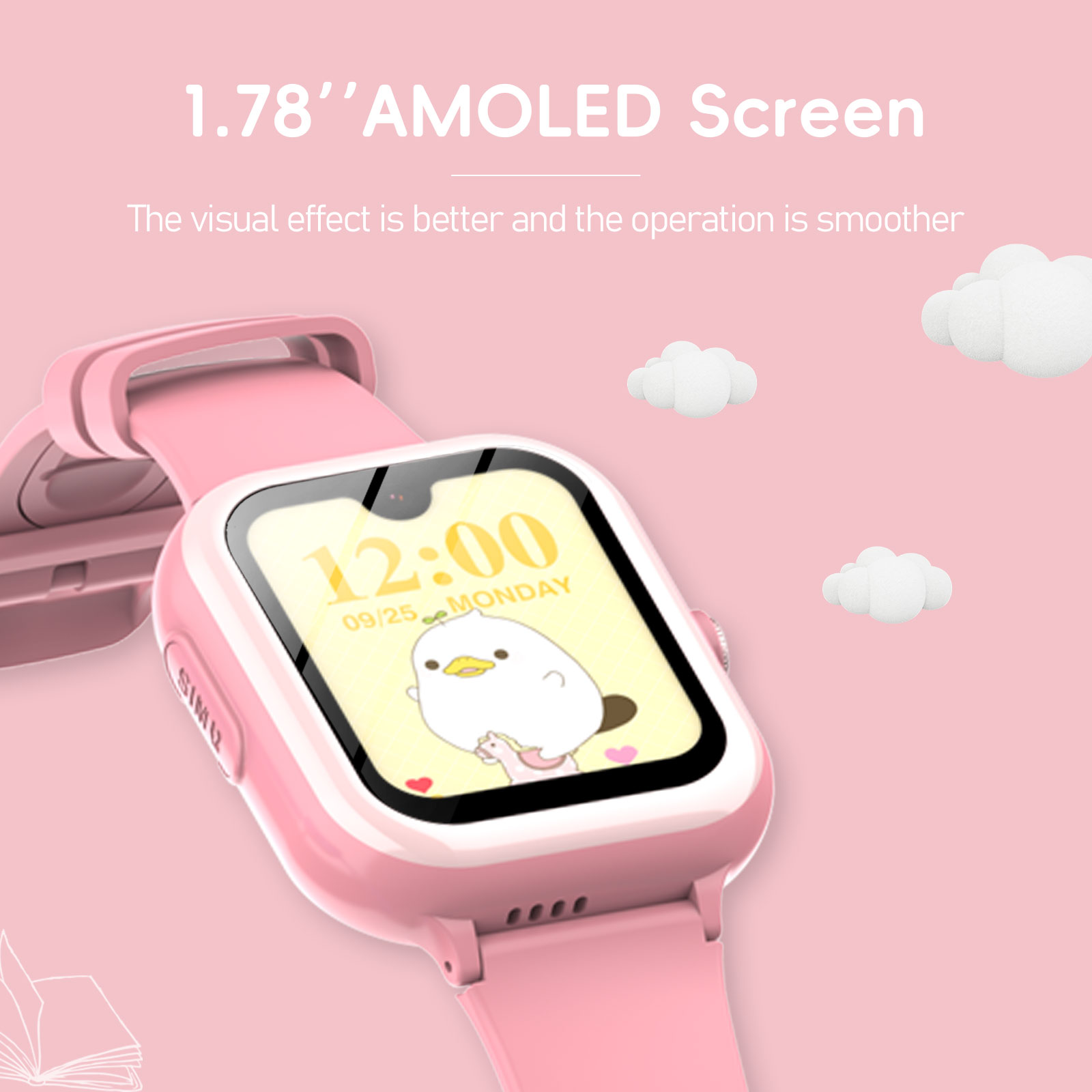 Wonlex 4G Kids Smart Watch 1.7 - Smartwatch Watch Whatsapp ulasan dan harga