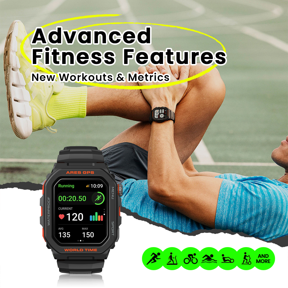 New Zeblaze Ares GPS Smart Wat - Hybrid Smartwatch ulasan dan harga