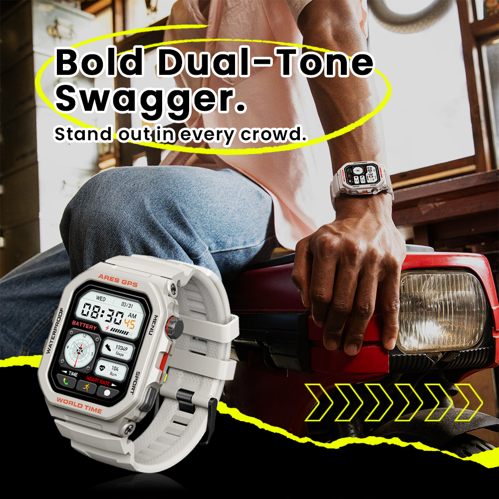 New Zeblaze Ares GPS Smart Wat - Hybrid Smartwatch ulasan dan harga