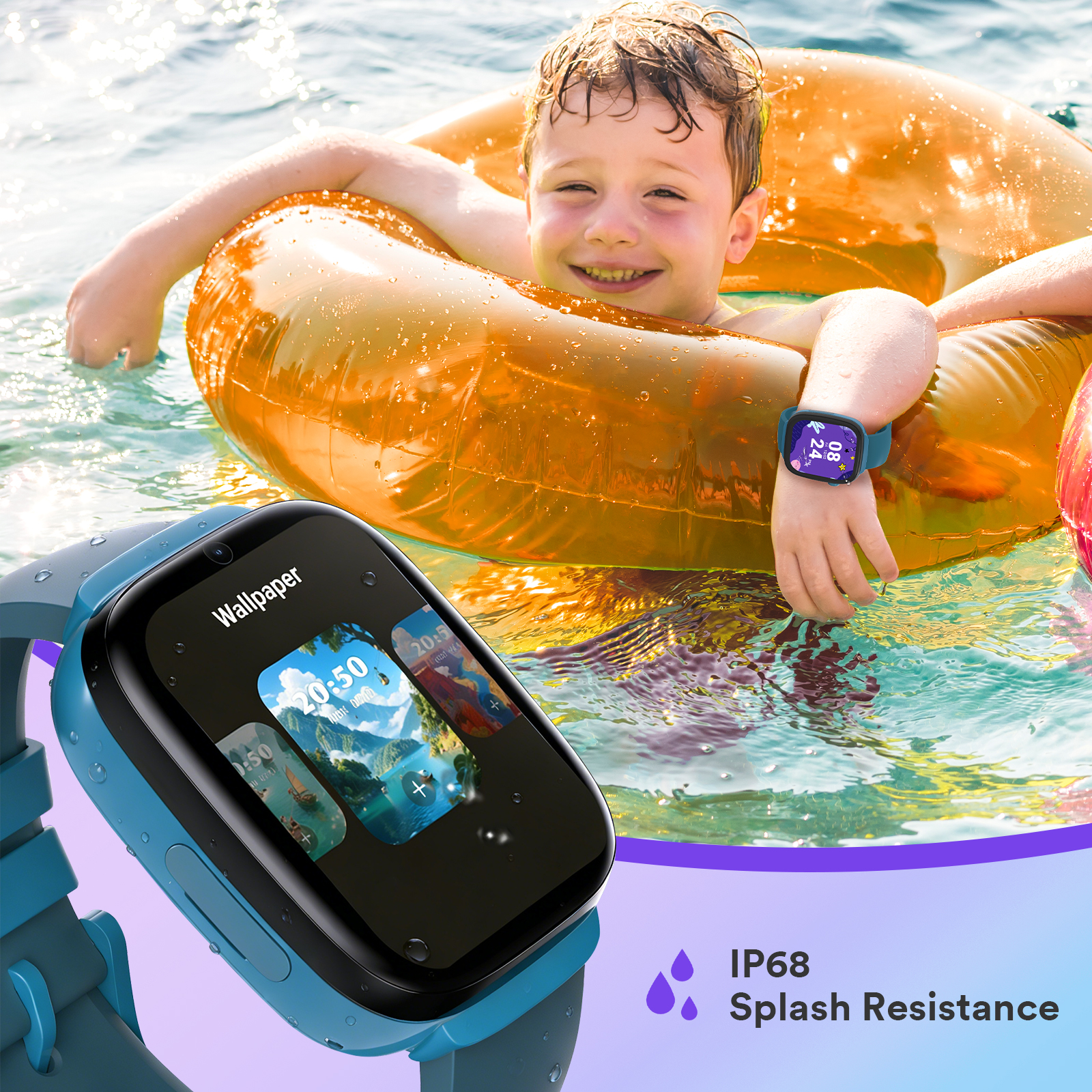 4G Kids Smartwatch with SIM GP - Smartwatch Watches Birthday Gift For Boys ulasan dan harga