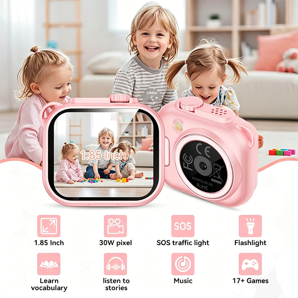 Children Camera Smartwatch Vid - Smartwatch Digital Watches For Girls ulasan dan harga