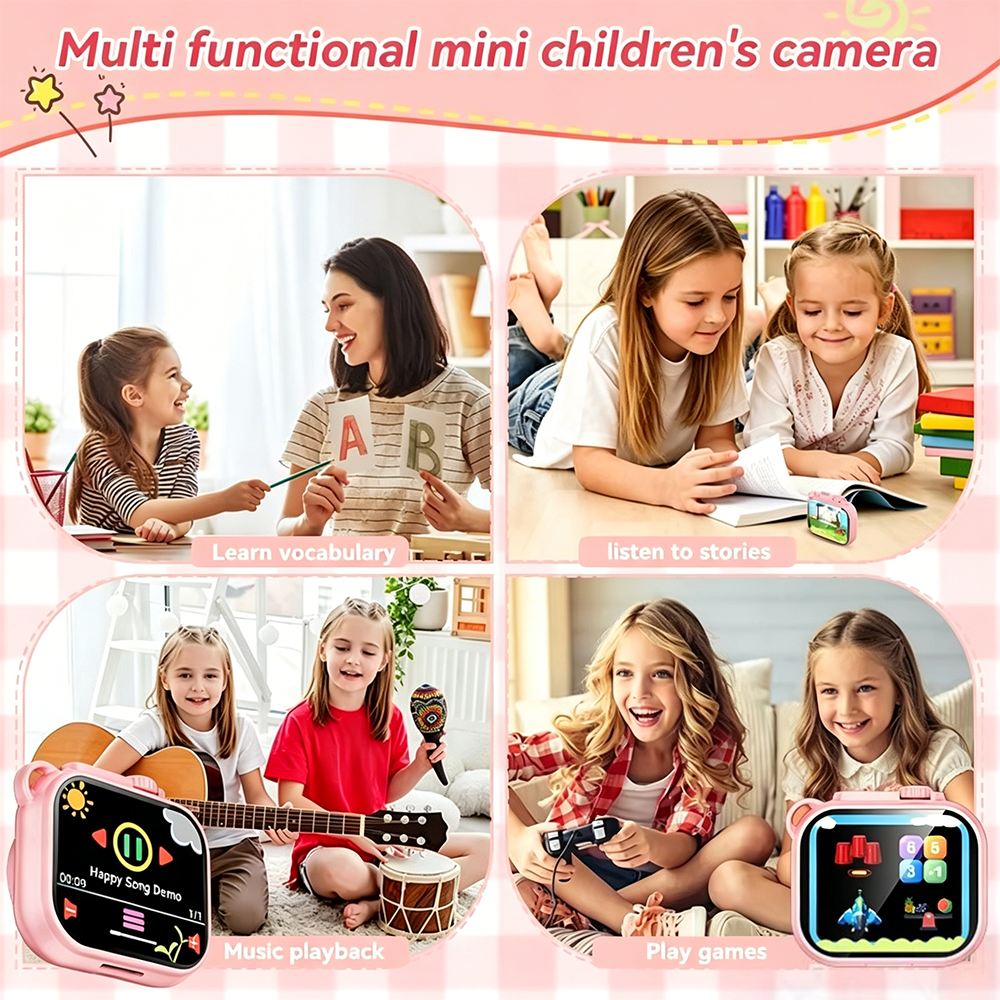 Children Camera Smartwatch Vid - Smartwatch Digital Watches For Girls ulasan dan harga