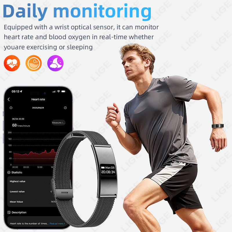 New Smart Bracelet Health Fitn - Couple Watches Smartwatch ulasan dan harga