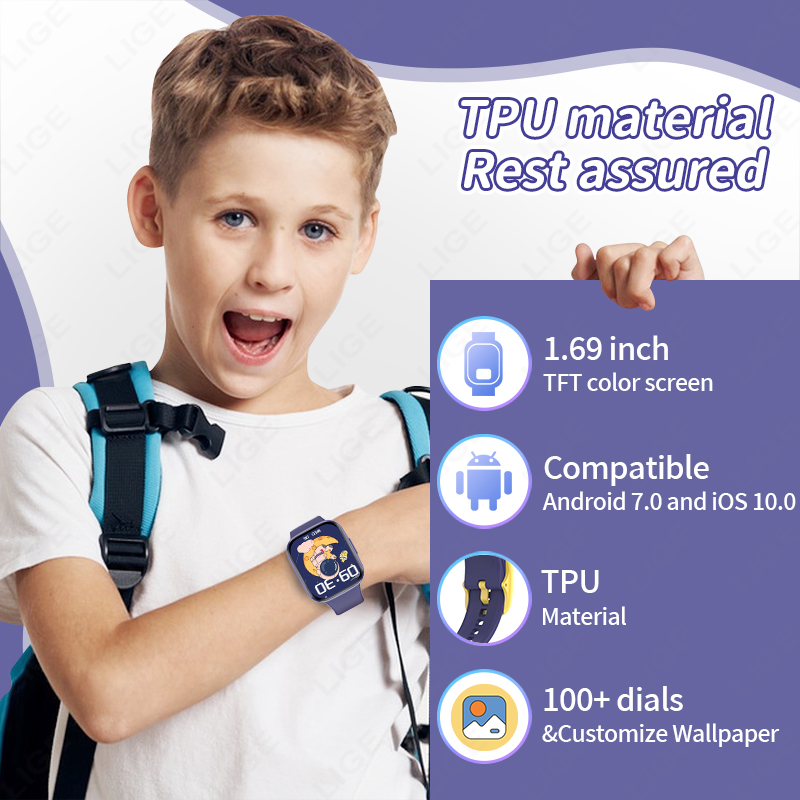 Lige Children Smart Watch Wome - Smartwatch Digital Watches For Girls ulasan dan harga