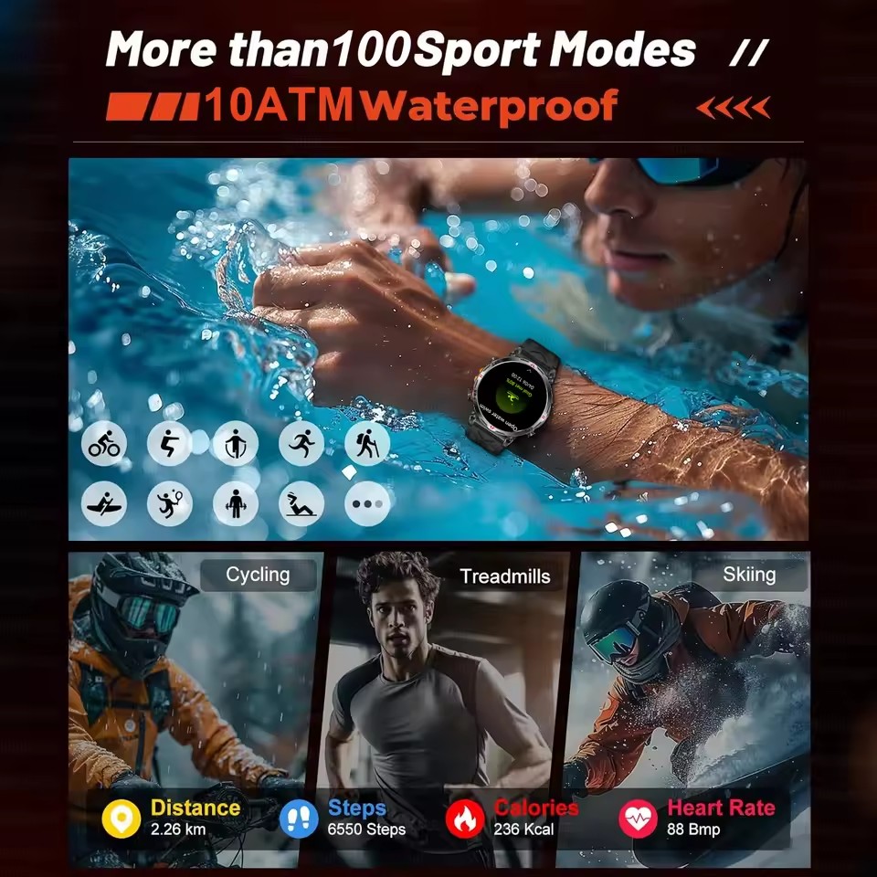 2026New Military GPS Sport Sma - Altimeter Compass Watch ulasan dan harga