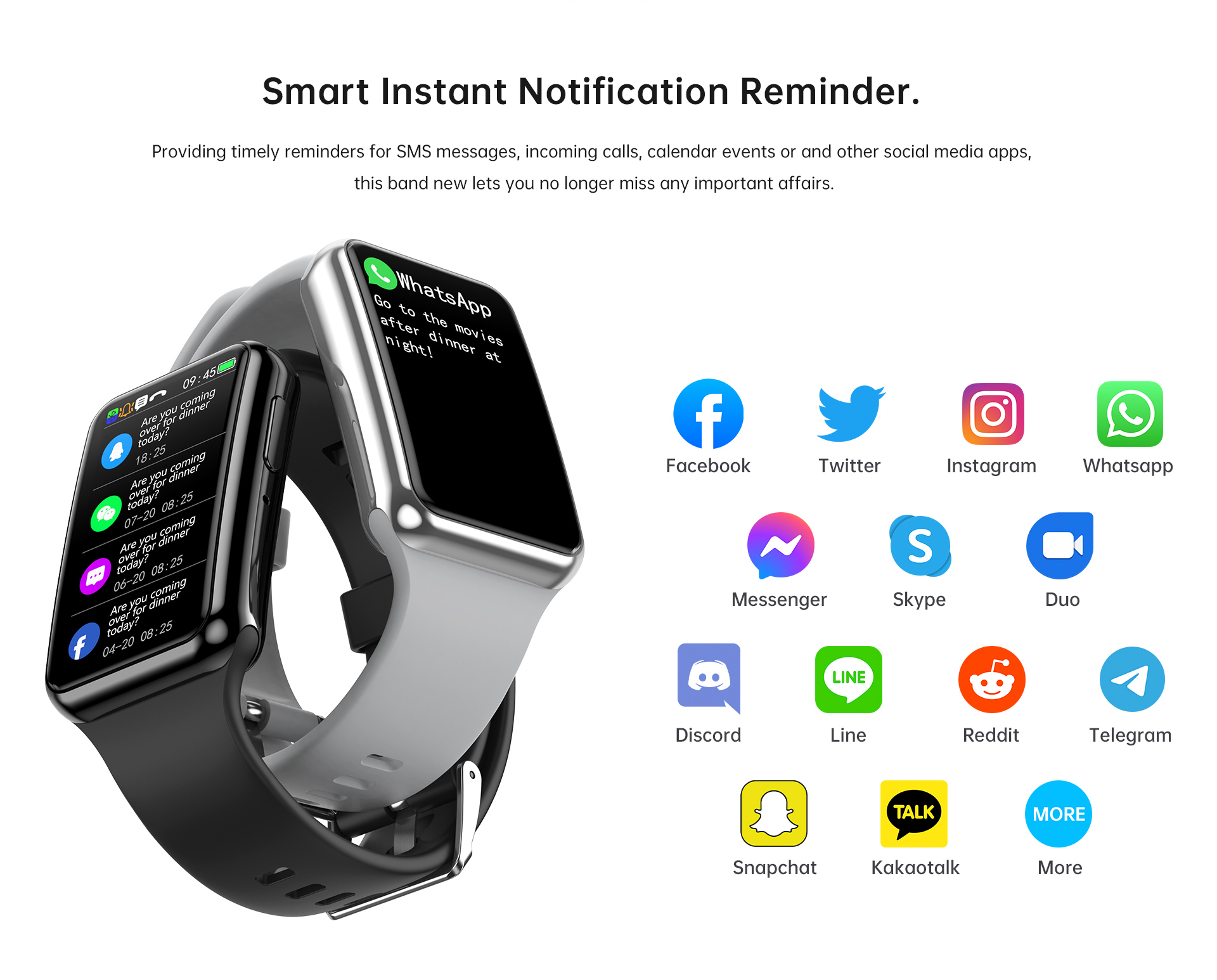 1.47 Inch BT Call Smart Band H - Watch Smartwatch ulasan dan harga