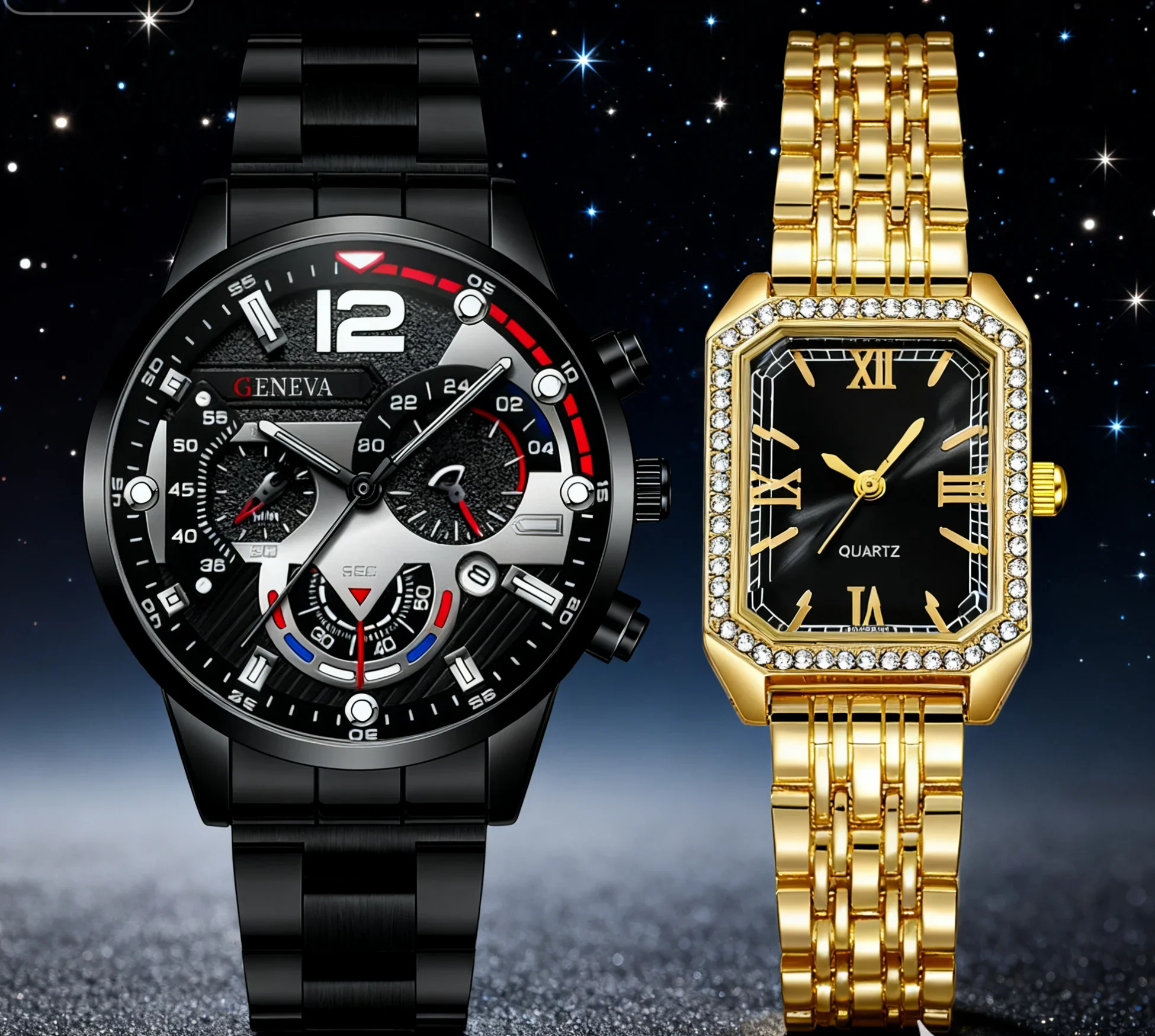 New beautiful and fashionable  - Couple Watches Smartwatch ulasan dan harga