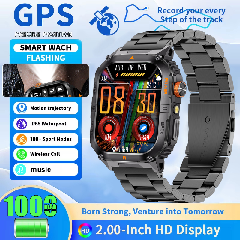 2026 New Military Smart Watch  - Smartwatch Watches Gift For Men ulasan dan harga