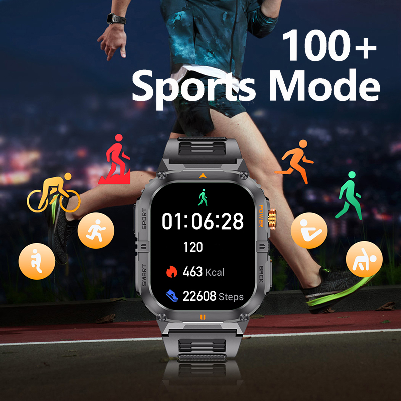 2026 New Military Smart Watch  - Smartwatch Watches Gift For Men ulasan dan harga