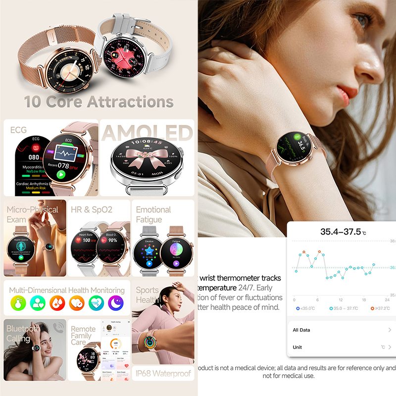 Daily Activity Tracker IP68 Wa - Watches Ladies Smartwatch ulasan dan harga