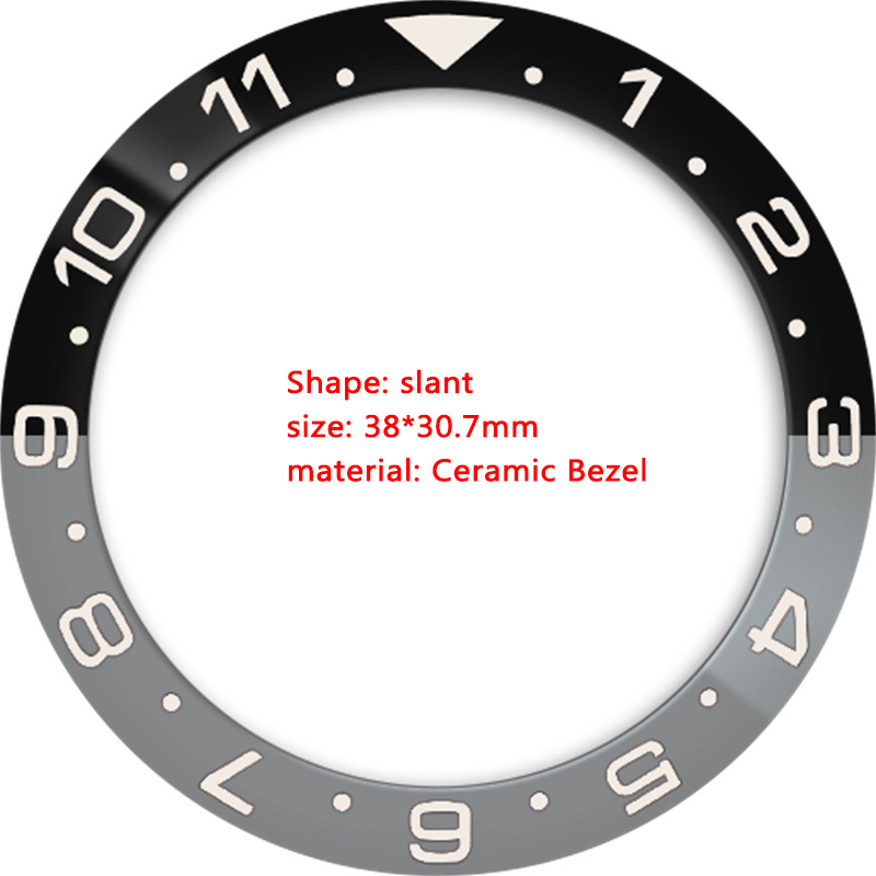 Ceramic 38mmx30.7mm GMT Watch  - Watch Bezel Insert ulasan dan harga