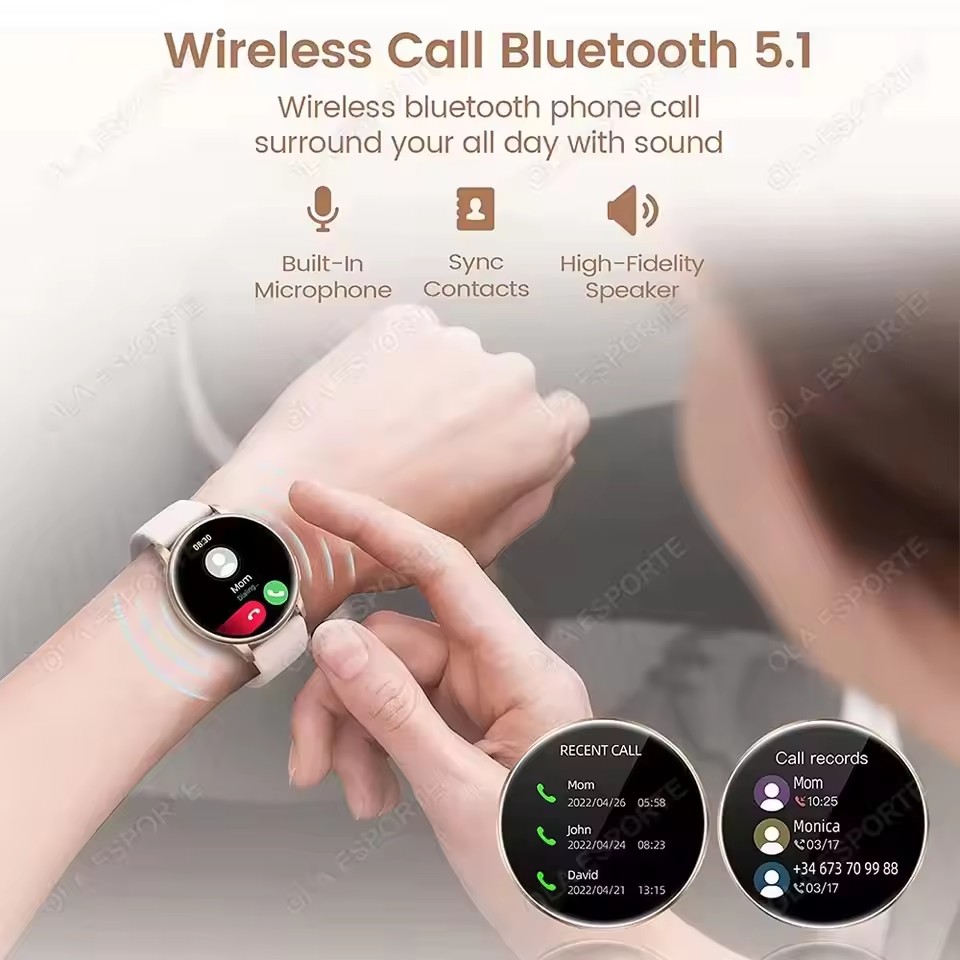 Smart Watch 1.77inch HD AMOLED - Smartwatch Sports Watches For Women ulasan dan harga