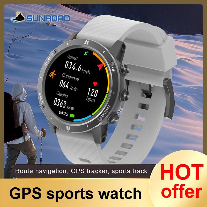 2024 New Sunroad GPS Sports Wa - Smartwatch Watches For Men With Gps ulasan dan harga