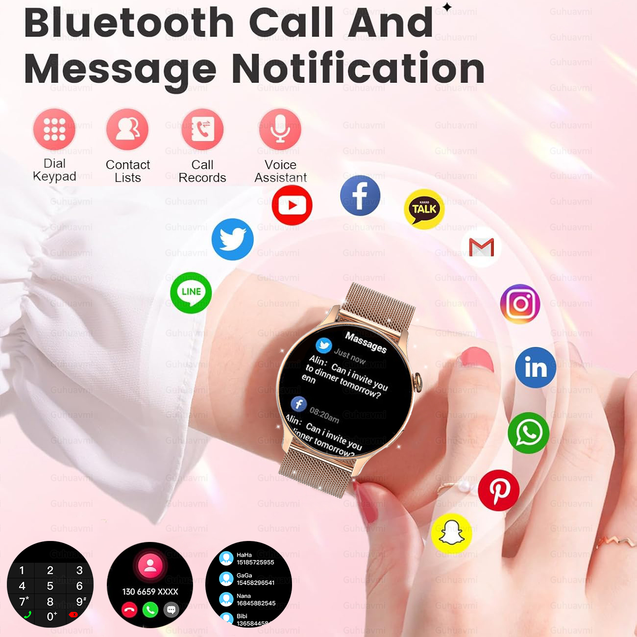 2026New Smart Watch Women Cust - Smartwatch Watches For Women With Gps ulasan dan harga