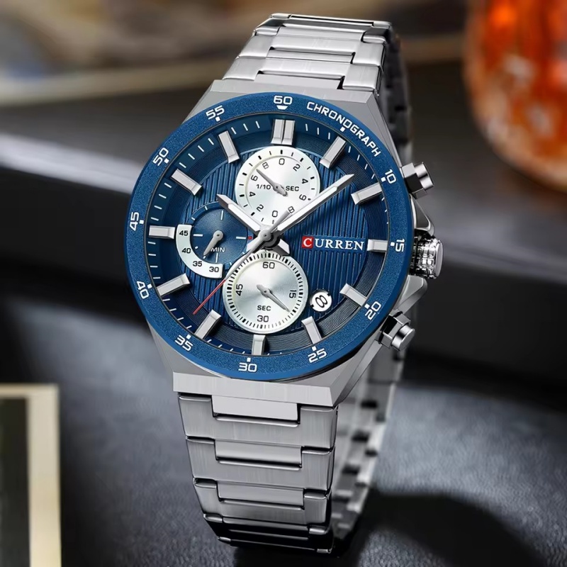 CURREN 8481 Luxury Quartz Watc - Couple Watches Smartwatch ulasan dan harga