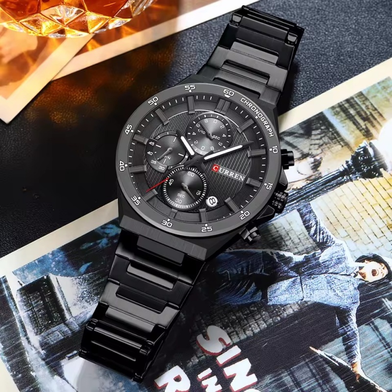 CURREN 8481 Luxury Quartz Watc - Couple Watches Smartwatch ulasan dan harga