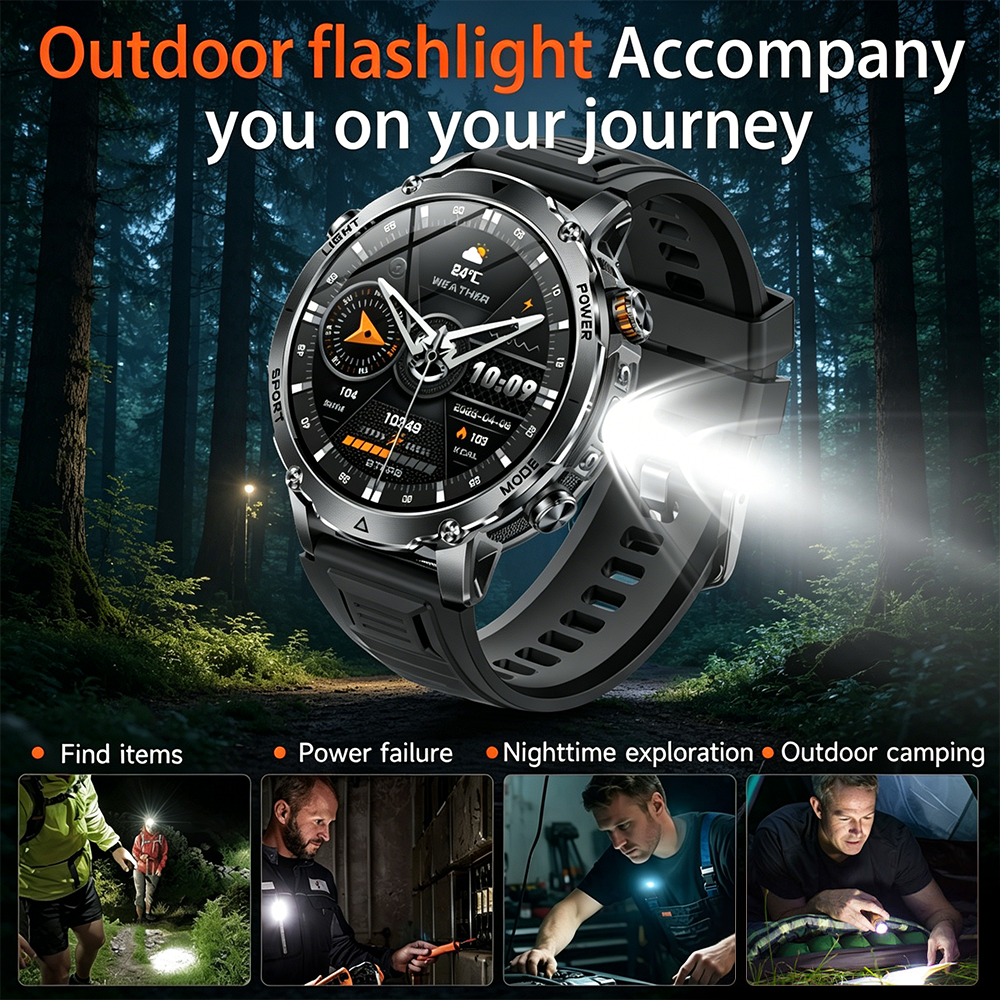 2026New Military Sports Smart  - Smartwatch Watches For Men With Gps ulasan dan harga