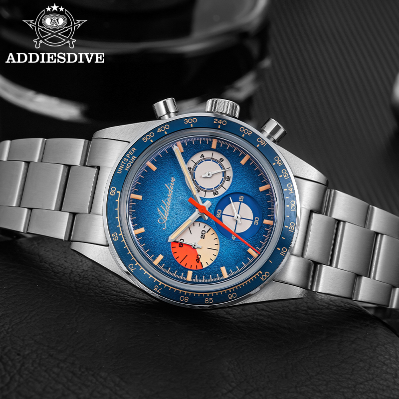 ADDIESDIVE Top Brand AD2551 Ch - Solar Powered Watch ulasan dan harga